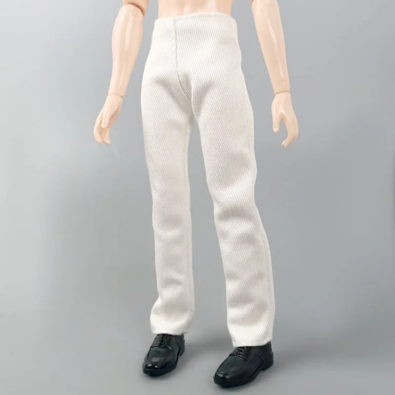 1/6 Doll Clothes White Handmade Pants For Ken Boy Doll Trousers For Barbie\'s Boyfriend Ken Prince Male Dolls Accessories