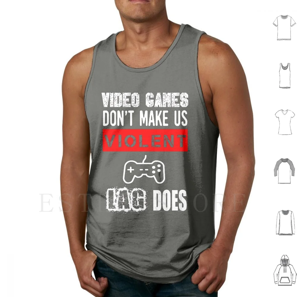 Video Games Tank Tops Vest Cotton Gamer Geek Link Nes Snes Nerd Digimon Quotes Nature Animals Mystic Messenger Gaming