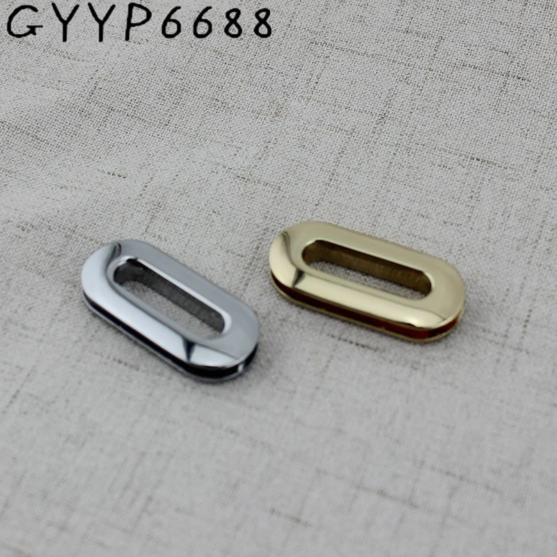 

10pcs High quality Alloy Grommets Screw oval Eyelets for Canvas Leather Self Backing Purse Buckle Luggage hardware