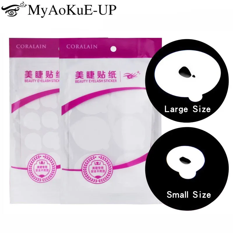 5/10 Sheets Eyelash Glue Holder Pallet Glue Paper Patches Sticker For Eyelash Extension Disposable Glue Paper Pad Eye Sticker