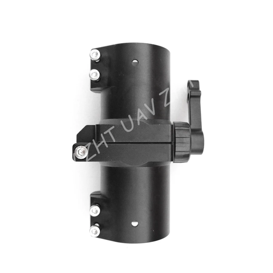 35Mm Spiraal Gesp Vouwen Arm Horizontale Opvouwbare Onderdelen Carbon Buis Klem Connector Voor Landbouwgewassen Bescherming Drones