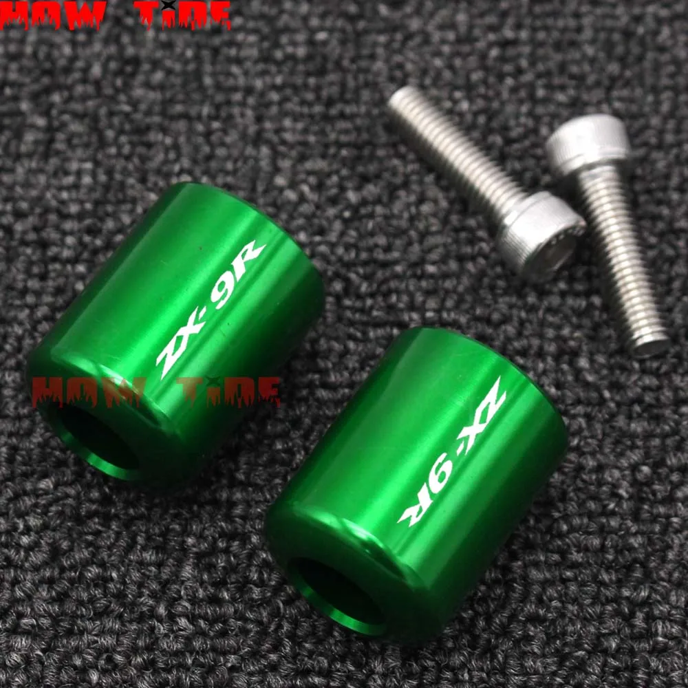 Motorcycle Kawasaki Accessories CNC handlebar handle clamp cover for ZX9R ZX-9R 1998 1999 with logo (ZX-9R)