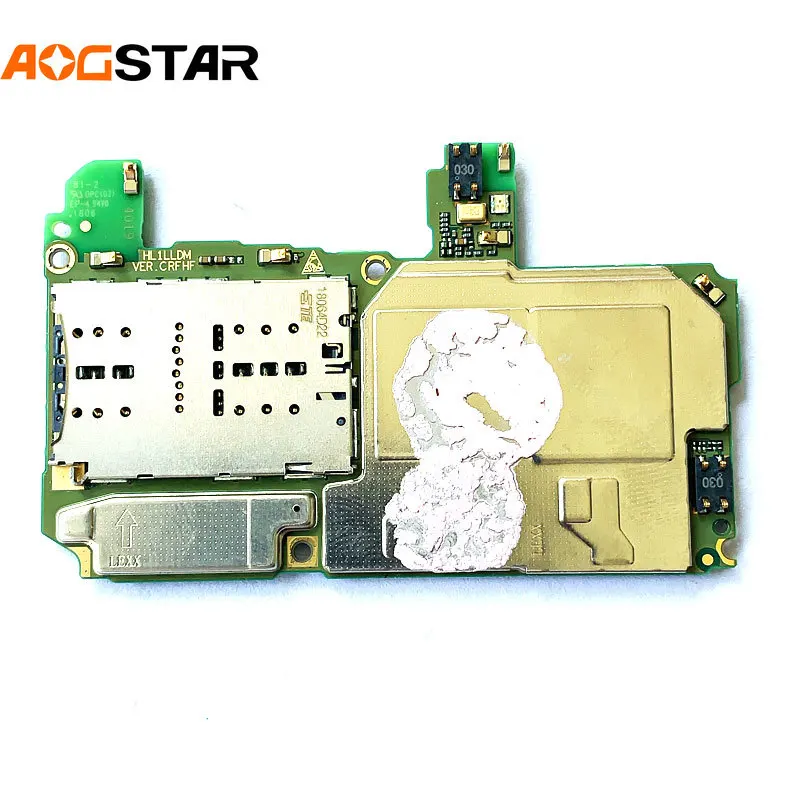 Aogstar Electronic Panel Mainboard Motherboard Unlocked With Chips Circuits Flex Cable For Huawei Honor 9 Lite LLD-L31 L21 AL00