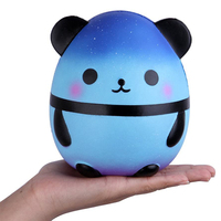 New Cute Colorful Galaxy Panda Squishy Simulation Animal Doll Bread Cake Scented Slow Rising Stress Relief for Kid Xmas Gift