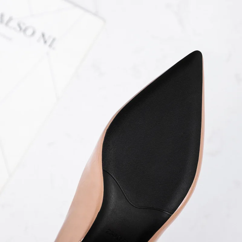Office & Career 2023 new spring autumn casual Thin high-heeled shoes women pumps PU Slip On 3.5CM Pointed Toe women shoes