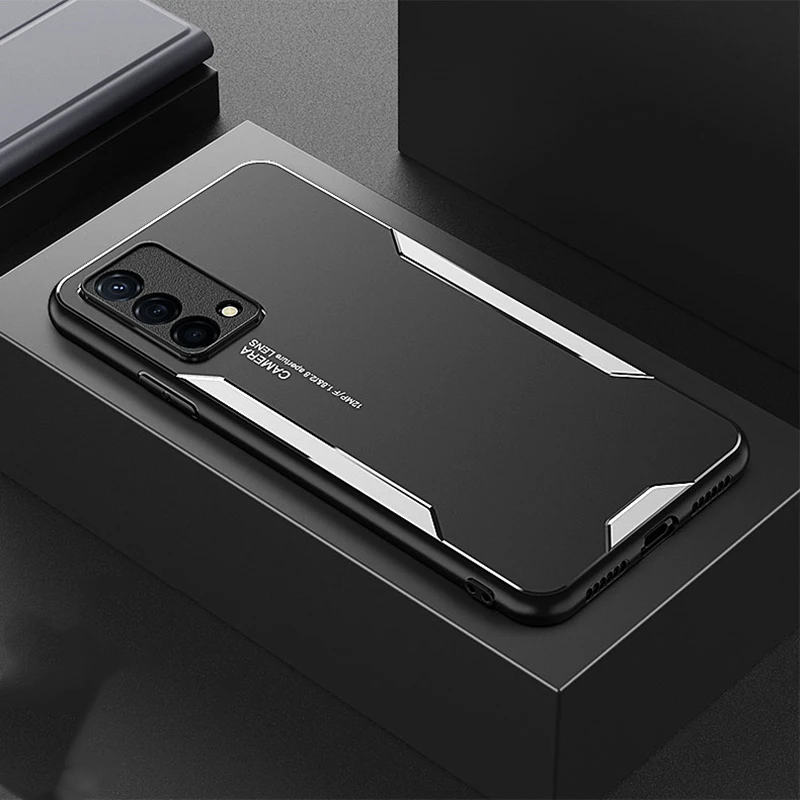 Aluminum Alloy Frame Case For Realme GT Neo 2 2T GT Master Edition Hard Silicone Bumper For Oppo K9 S K9 Pro A95 A74 A94 Cover