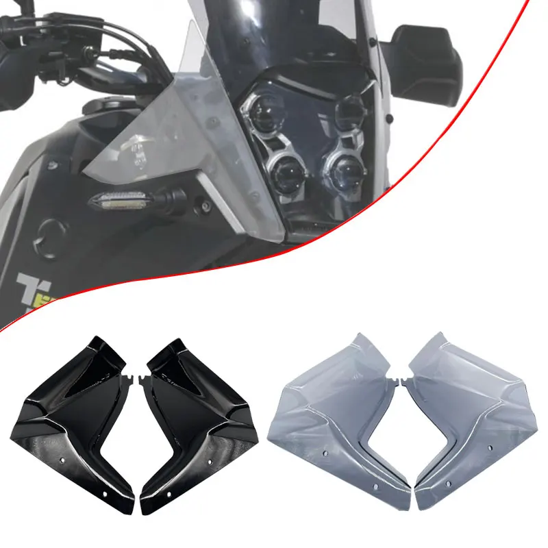 Motorcycle Windshield Wind Side Deflector Handshield Front wind deflector For Yamaha Tenere 700 TENERE700 XTZ XT700Z T700 T7