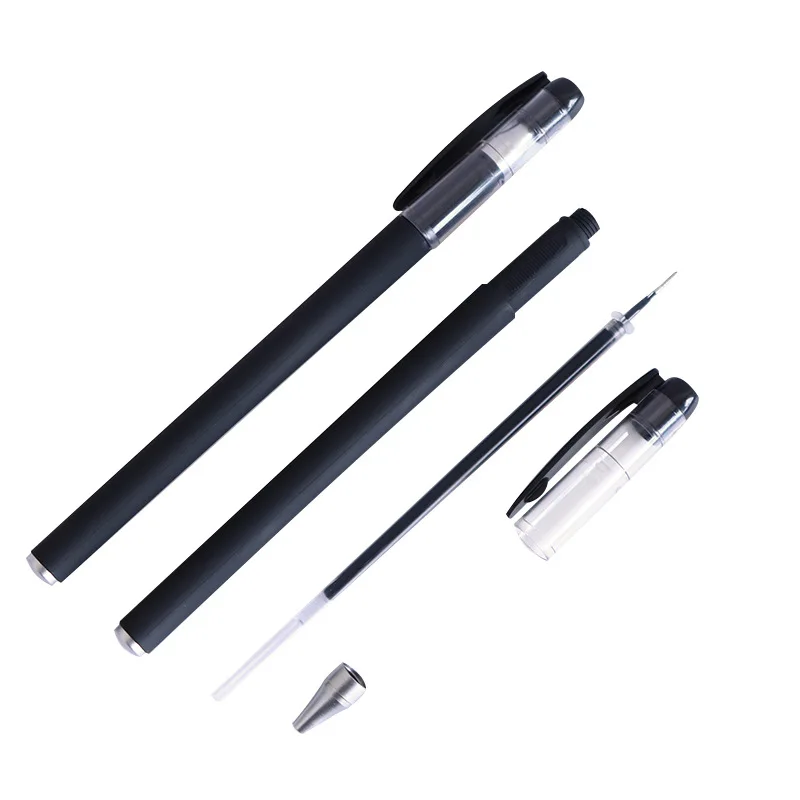 Stylo à Gel noir pour étudiant, 100mm 0.38mm, 0.5 pièces, stylo à Signature pour test pour enfants filles, cadeau, fournitures scolaires et de bureau