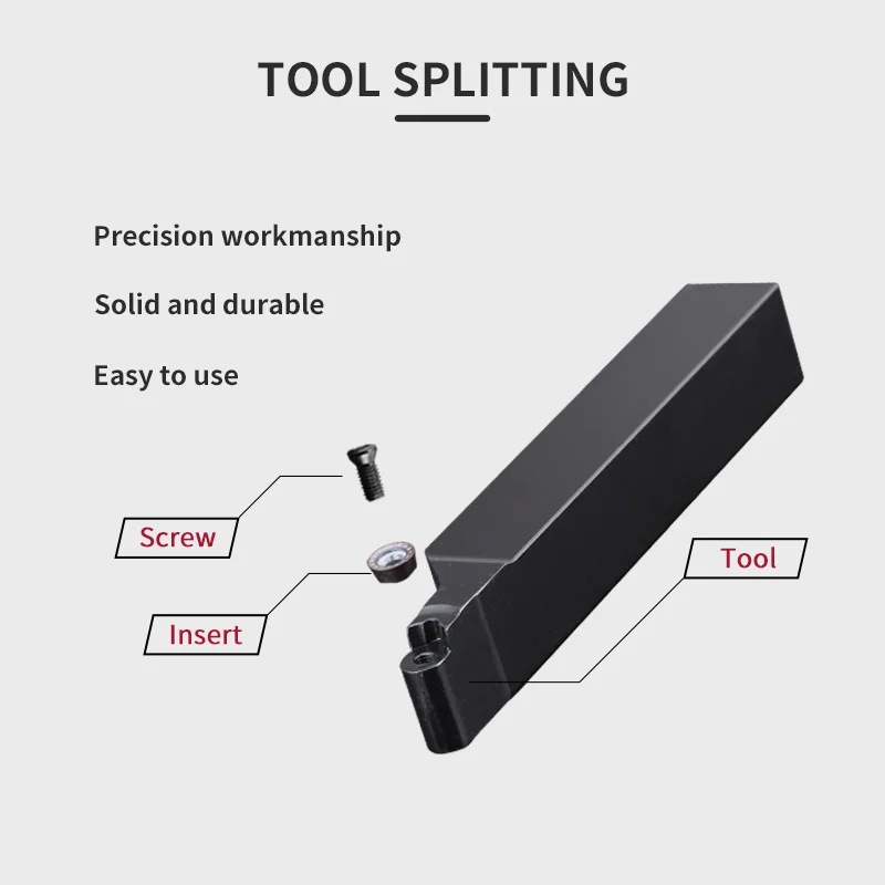 SRAPR1616H12 SRAPR2020K12 SRAPR2525M12 External Turning Tool Holder RPMT/RPGT Carbide Inserts Lathe Cutting Machine Tools Set