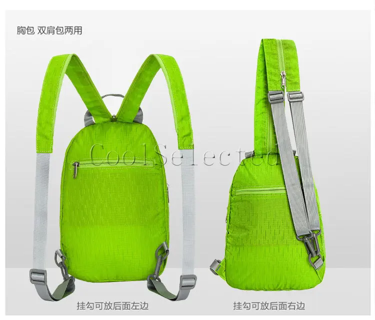 Waterproof Lightweight Portable small Backpack Backpack Ultralight Outdoor Pack for Women and Men Travel Hiking Shoulder Bag