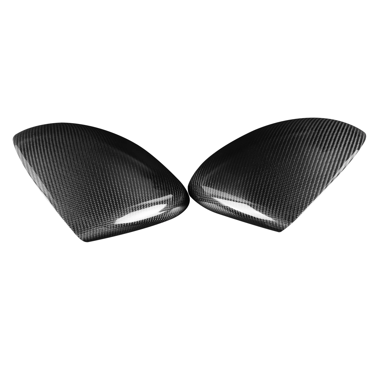 LHD RHD Car Real Dry Carbon Fiber Rearview Mirror Retrofit Cover Cap Shell Trim Paste Sticker For Porsche Cayenne 958 2010-2014