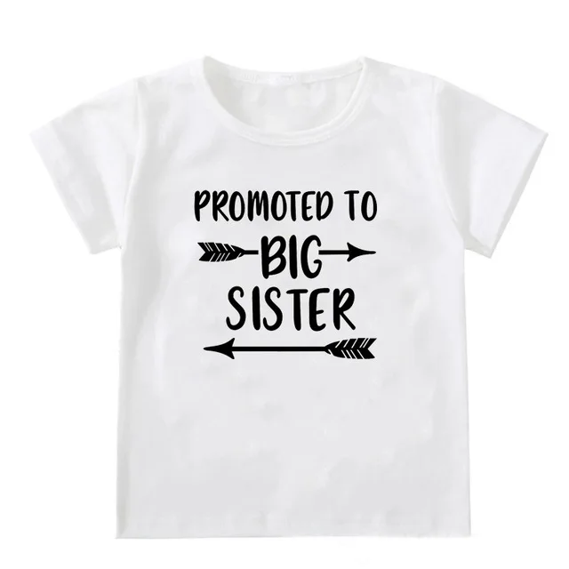 Only Child Big Brother/Sister To Be Pregnancy Announcement Tshirt Kids Funny Short Sleeve T-shirt Children Toddler Casual Tees