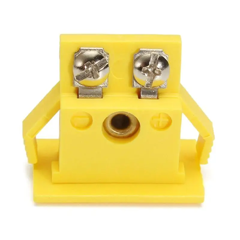 Yellow Thermocouple miniature Socket Shell Plug Adaptor Mini Thermometer Universal K-Type Panel Mount Miniature Connector plugs