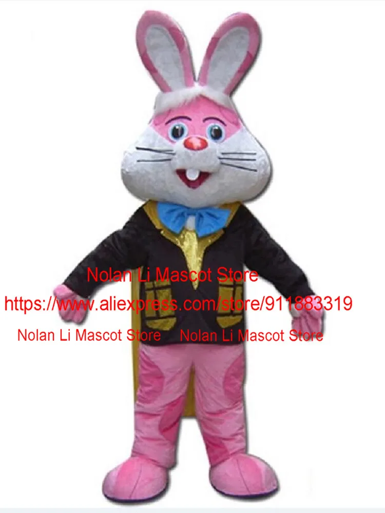 Costume de mascotte de lapin de haute qualité pour adultes, dessin animé, anime, carnaval, convocation, cadeau de vacances, 1211