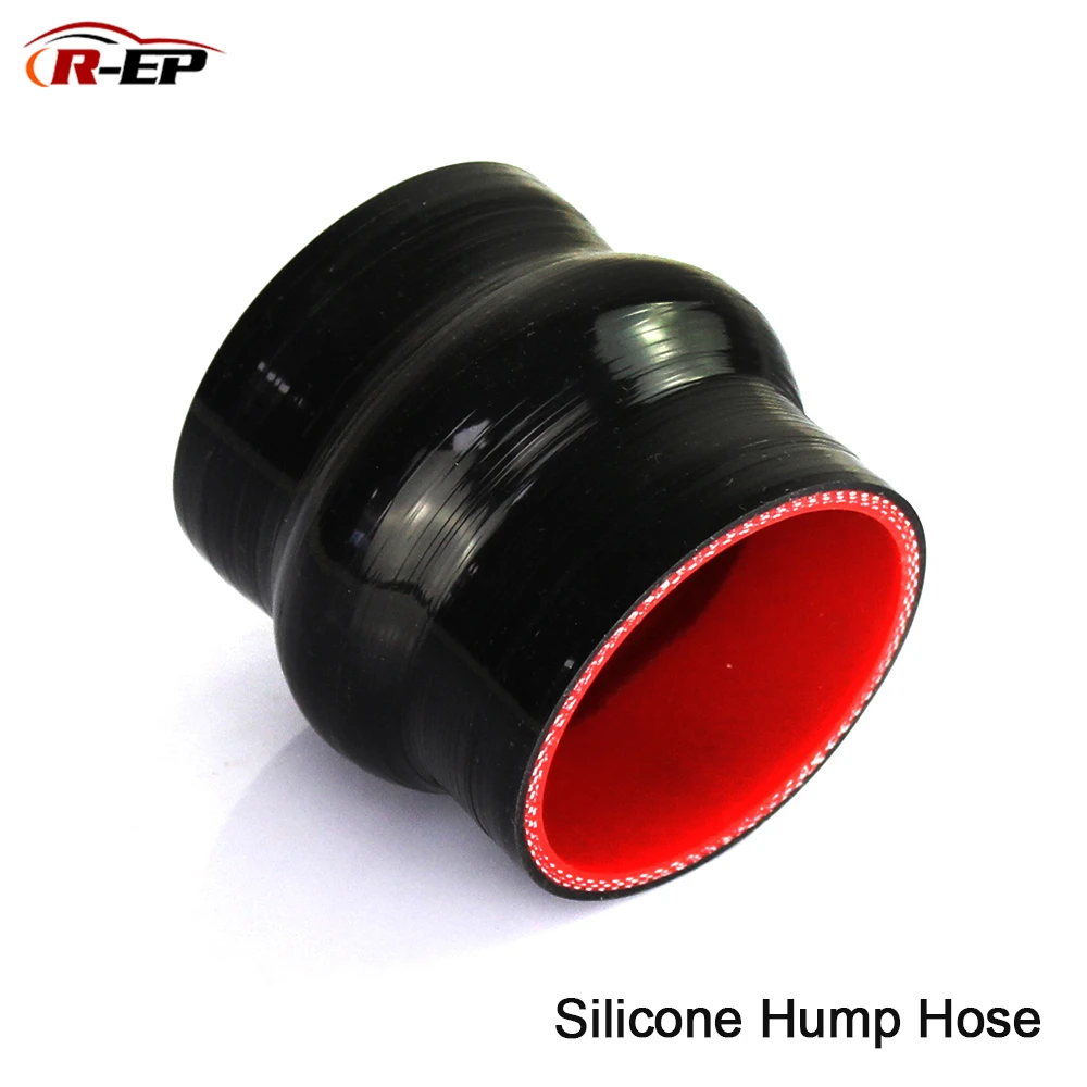 R-EP 0 degree Straight Silicone Hump Hose 38 45 51 57 63 70 76 83 89MM Rubber Joiner Tube for Intercooler Cold air intake Pipe