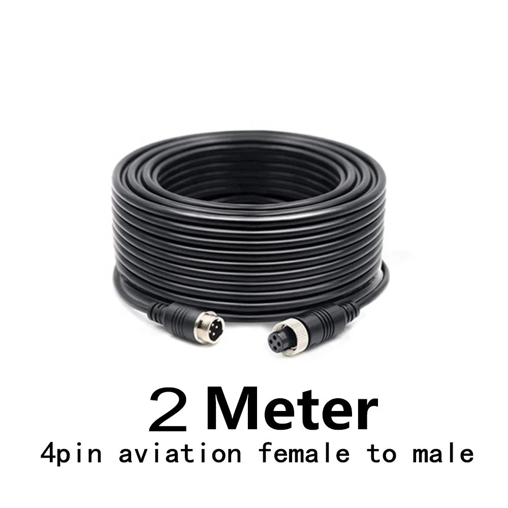 Car 4 Pin Aviation Connector Vehicle 2 Meter Extension Cable