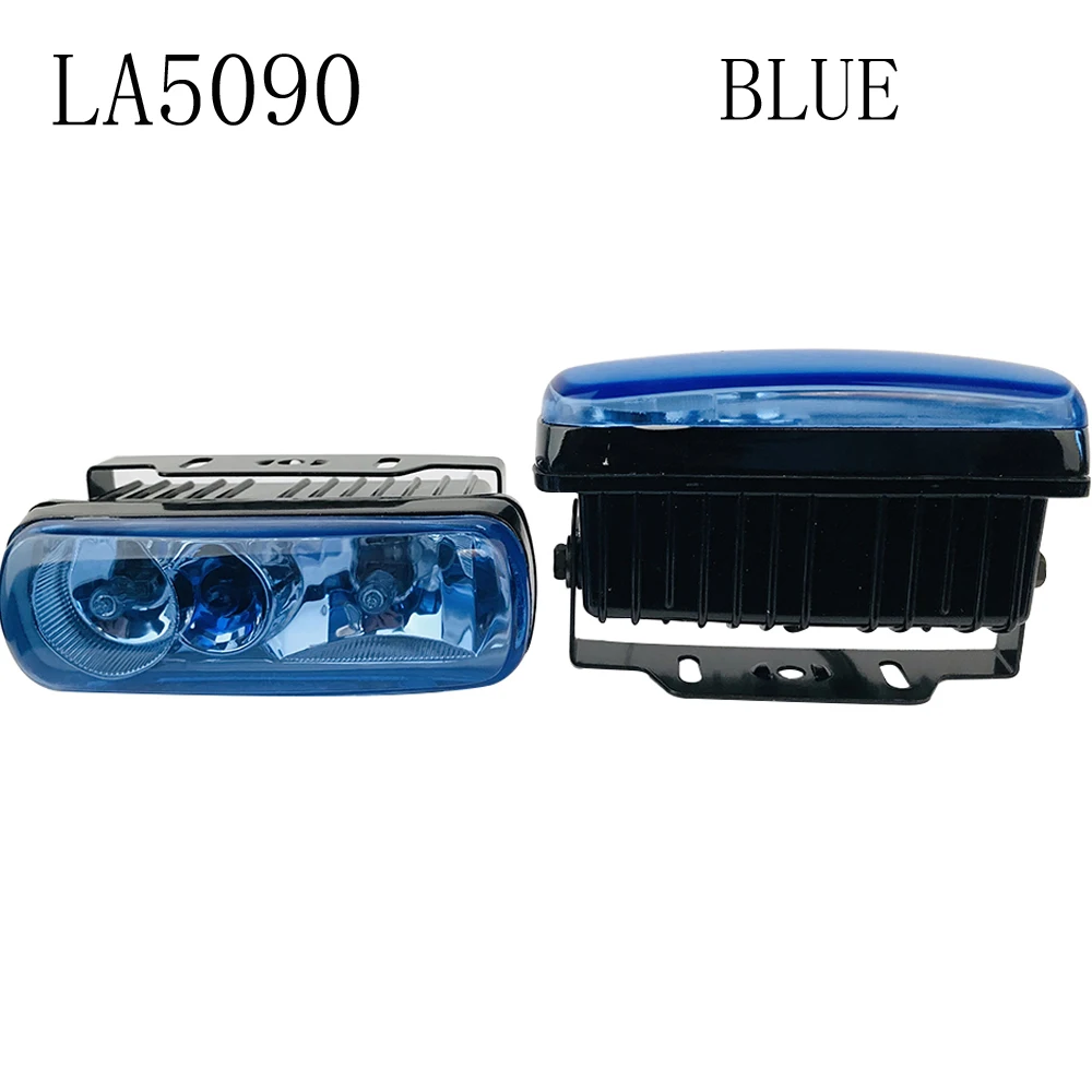 Universal Fog Light Car Front Bumper Automobile Roof Install Home Boat Use Crystal lamp High Quality 3 Color