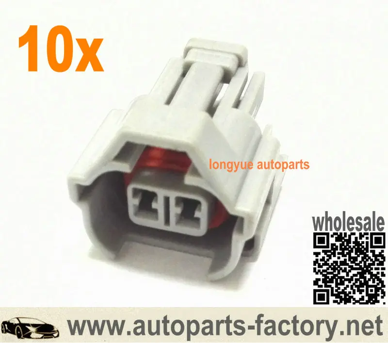 

Longyue 10Kit Female Denso Fuel Injector Connector Kit