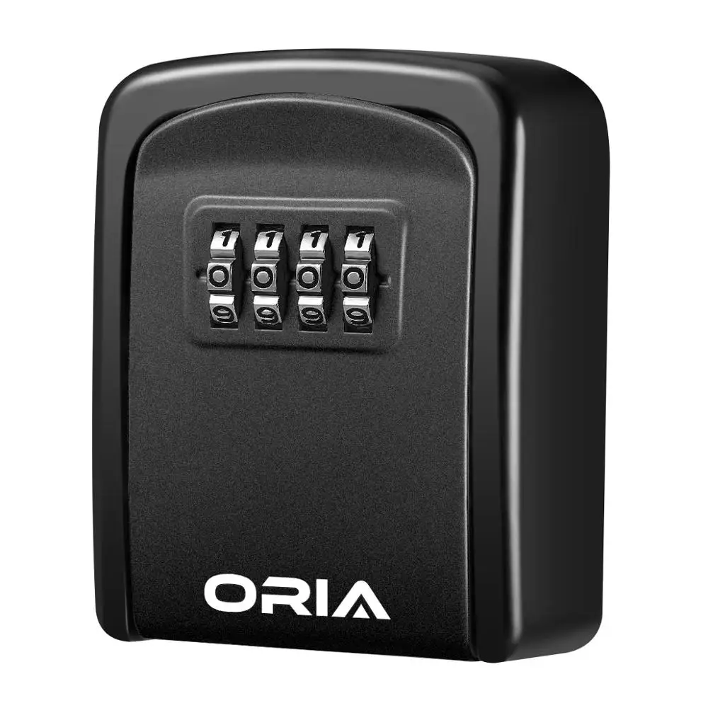 oria security lock box combinacao de digitos armazenamento de chaves parede senha cofre ao ar livre 01