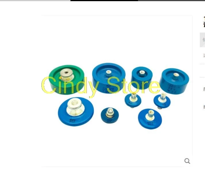 Capacitor Cerâmico de Alta Tensão da Maçaneta 1n0m 102 202 3kv 222 6kv 10kv 1000 2000 2200pf 1pc