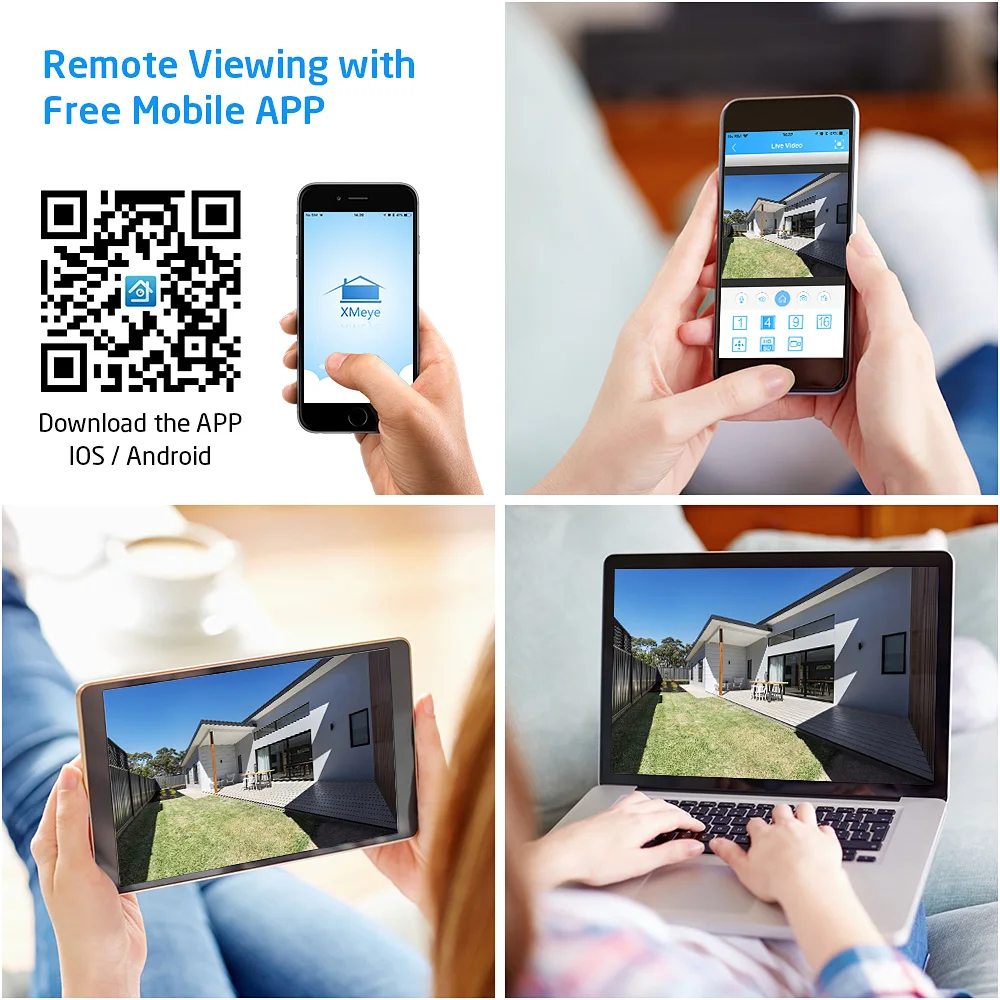 H.view cctv dvr 8ch H.264 ahd dvr nvr 8chデジタルビデオレコーダーcctv 1080 1080p hdビデオ出力サポートアナログahd ipカメラ