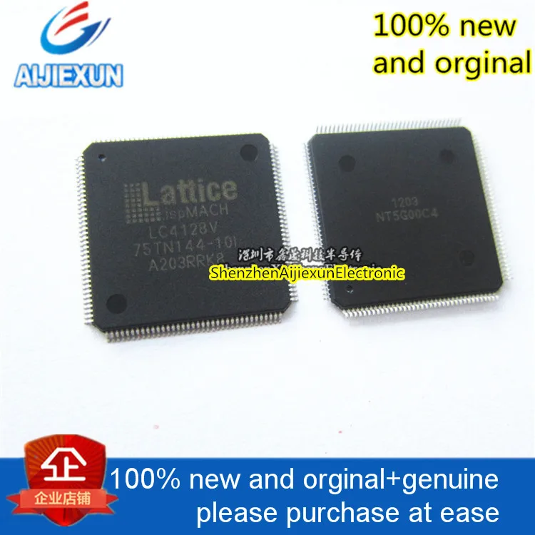 2pcs 100% new and orginal LC4128V-75TN144-10I Embedded CPLD complex programmable logic device large stock