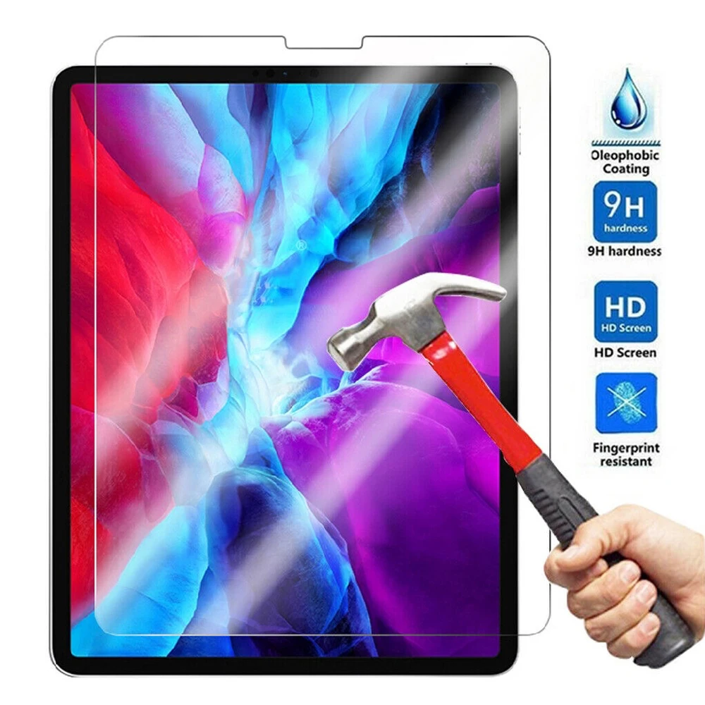 9h vidro temperado para apple ipad pro 2020 12.9 Polegada protetor de tela a2229 a2232 a2233 a2069 anti risco tablet película protetora