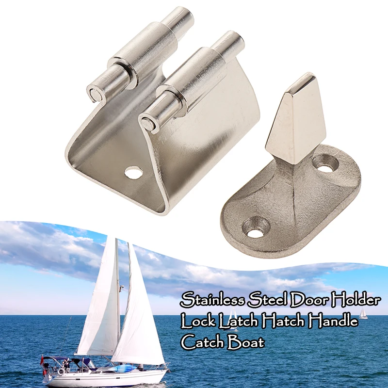 Boat Latch Marine Hatch Mount Door Lock Bolt Hold Down Clamp Anti-Rattle Latch For Caravan RV Yacht Etc Boat Accessories Marine