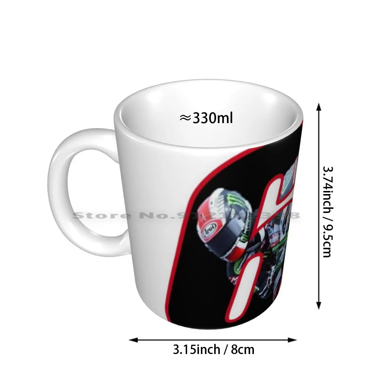 Jr65ghost Ceramic Mugs Coffee Cups Milk Tea Mug Jonathan Rea Jorge Lorenzo Lorenzo Marco Simoncelli Motorcycle Motorcycle