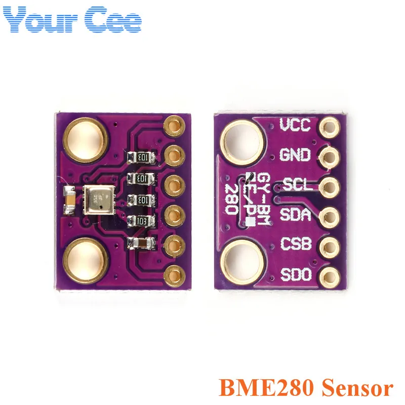 BME280 Digital Temperature Humidity Atmospheric Pressure Sensor Module GY-BME280 High Precision I2C SPI 3.3V Embedded Smart Home