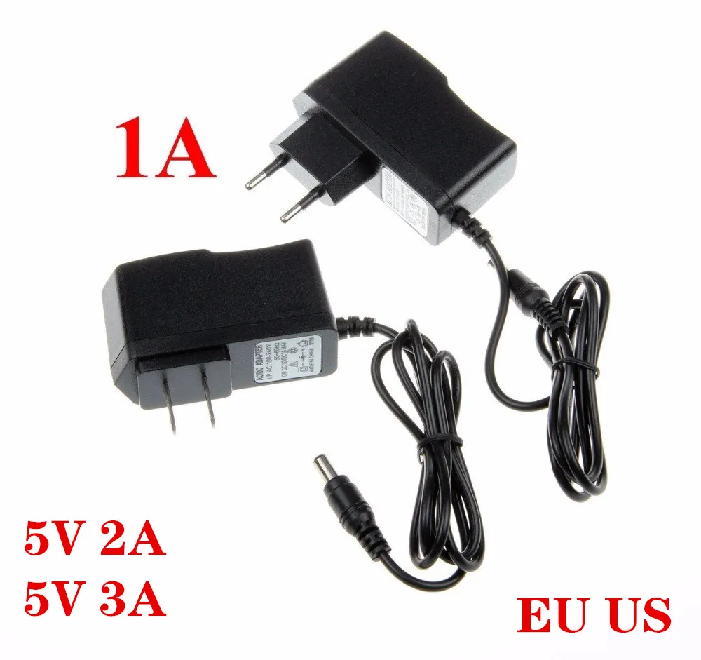 Adattatore CA/CC DC 5V 0,5A 1A 2A 2,5A 3A AC 100-240V Convertitore Adattatore di alimentazione 5 V Volt 1000MA Caricatore di alimentazione