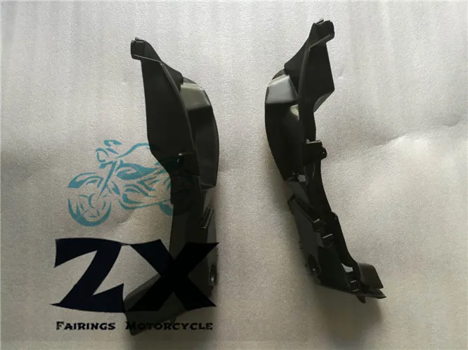 a pair Motorcycle Air Intake Tube Duct Cover  For Yamaha   YZF R6 2008 2009 2010 2011-2016 air side cover zxmt  good  unpainted