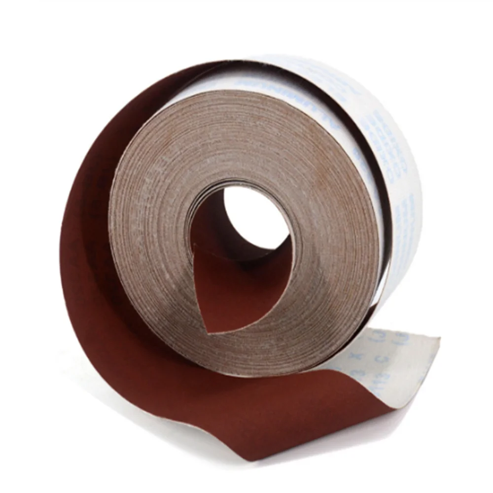 1 metro Smeriglio Rotolo di Stoffa di Lucidatura Carta Vetrata Per La Molatura Lucidatura Strumenti di Lavorazione Dei Metalli 60/80/100/120/150/180/240/320/400/600
