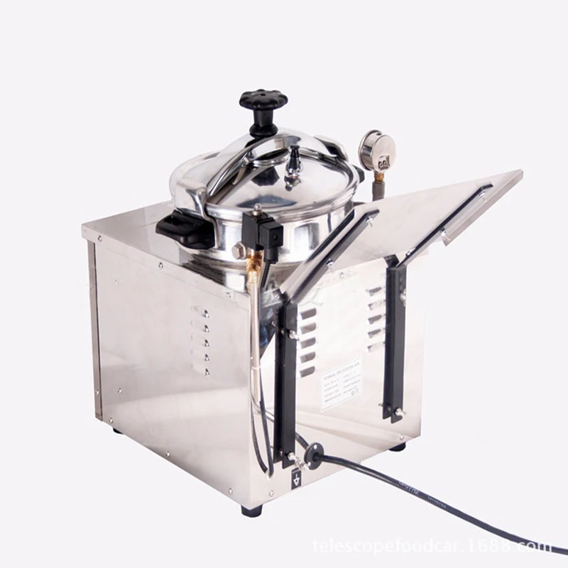 MDXZ-16 Electric Pressure Fried Chicken Oven Fryer Potato Chip Oven Kitchen 16L Large Capacity Single Cylinder Electric Fryer