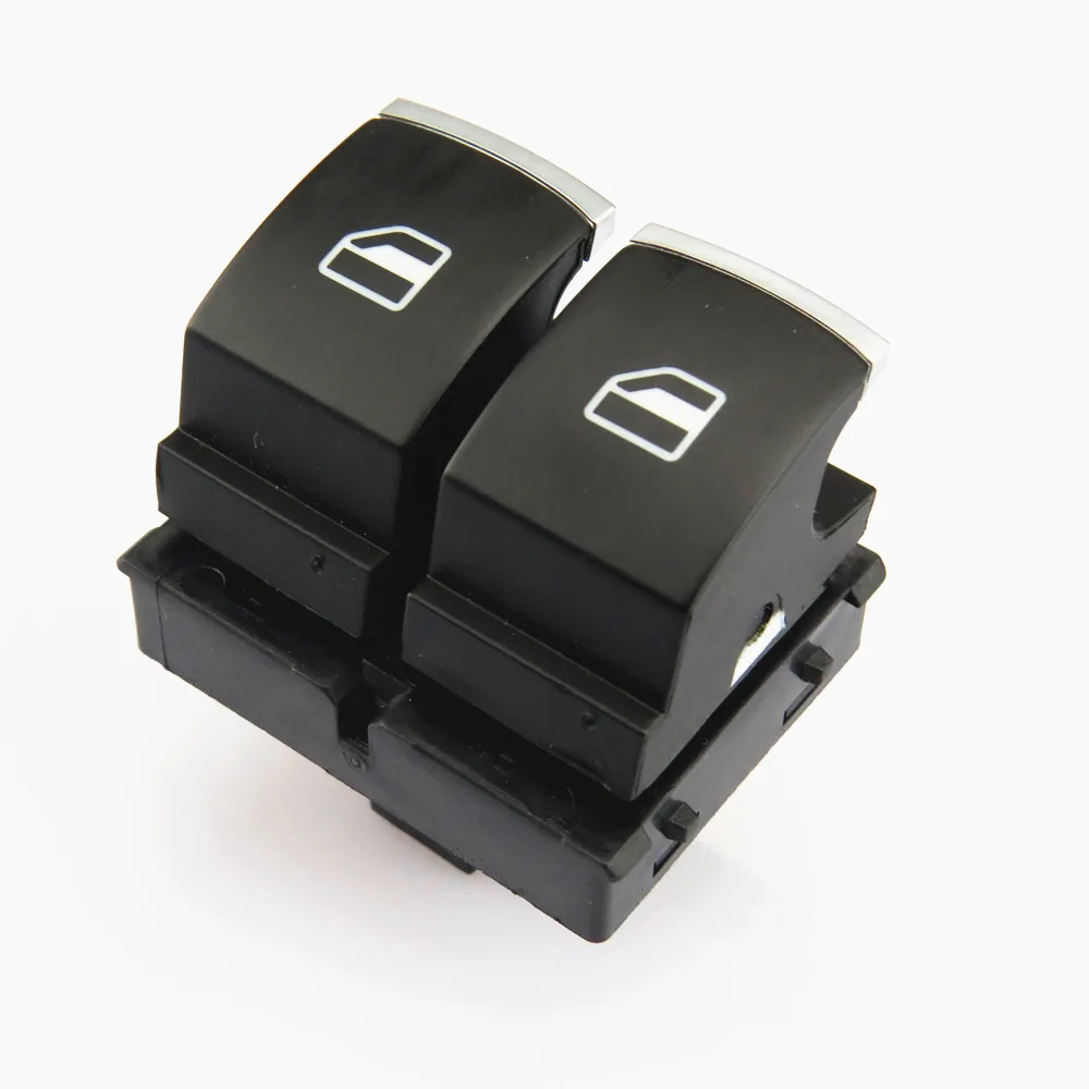 2 Doors Chrome Electric Plated Window Control Switch Button For VW Golf 5 6 Jetta MK5 MK6 Passat B6 EOS Caddy 5K3 959 857