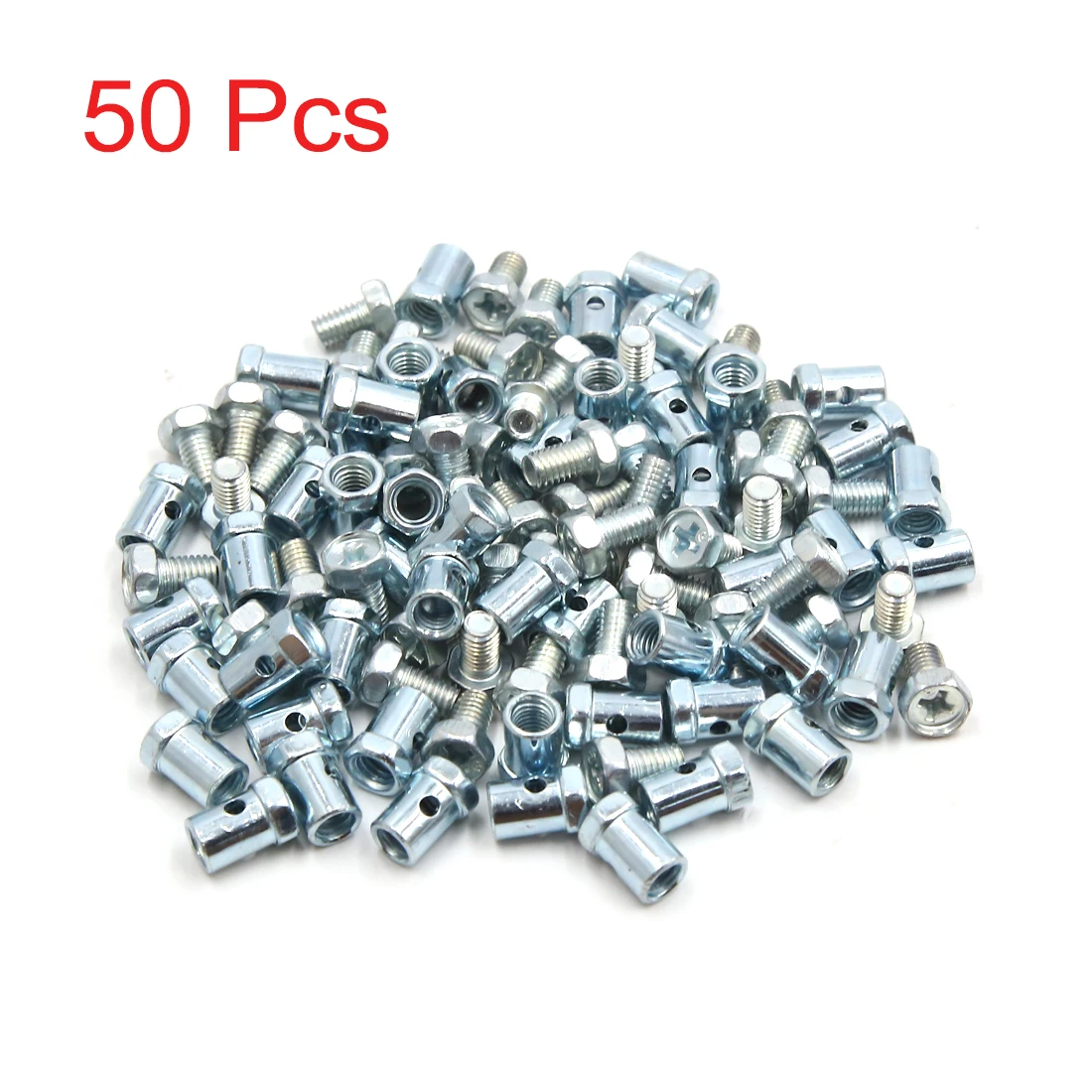 Uxcell 10pcs 20pcs 30pcs 50pcs 70pcs  5mm Thread Motorcycle Scooter Brake Cable Wire Solderless Nipple Screws For Motorcycle