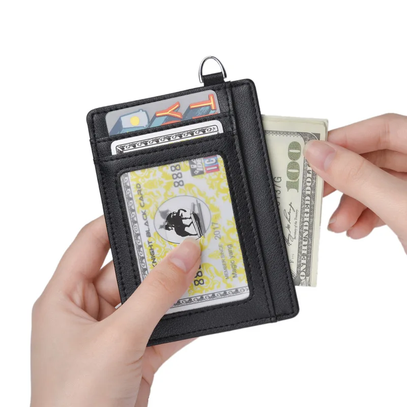 Amazon Magnetic Card ID Card Clamp RFID Card Documents Bus Wallet Emplyee's Card Shielded Card Case