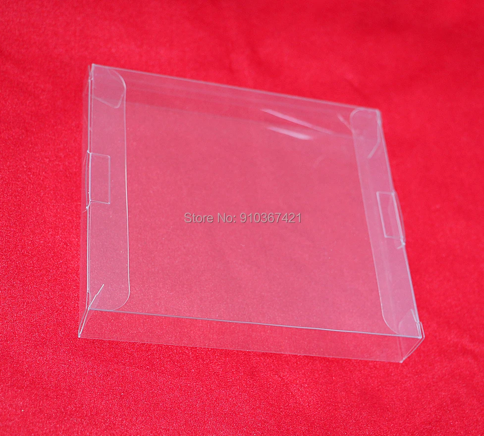 Custodia protettiva per carte da gioco in plastica trasparente trasparente di ricambio da 1 pz/lotto per scatole di carte PET da gioco con cartuccia NES