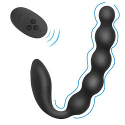 OLO 10 Speed Prostate Massager for Men Women Anal Beads Vibrators Wireless Remote Control Adult Products Dildo Vibrators