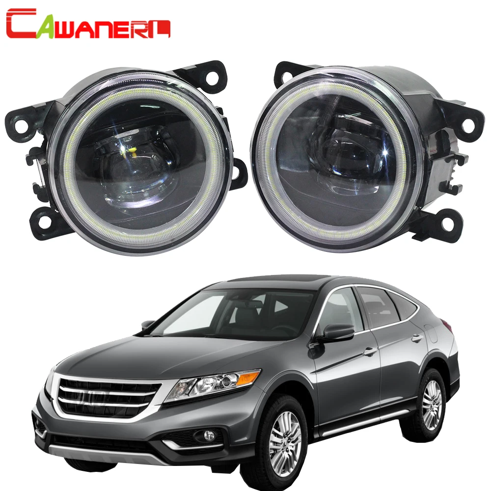 

Cawanerl Car Accessories 4000LM H11 LED Fog Light Angel Eye Daytime Running Light DRL 12V For Honda Crosstour 2013 2014 2015