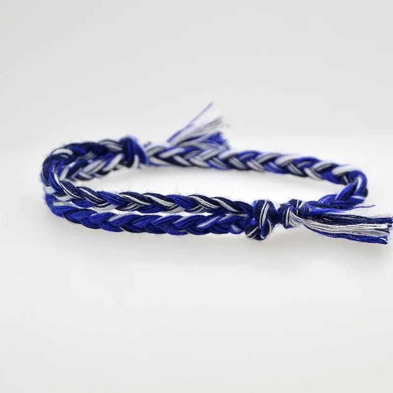 Image: Bracelet en ULde coton fait à la main pour homme, 12 styles, bouteilles, document Boho, phare masculin, ULporte-bonheur de plage, breloque, accessoires de bijoux