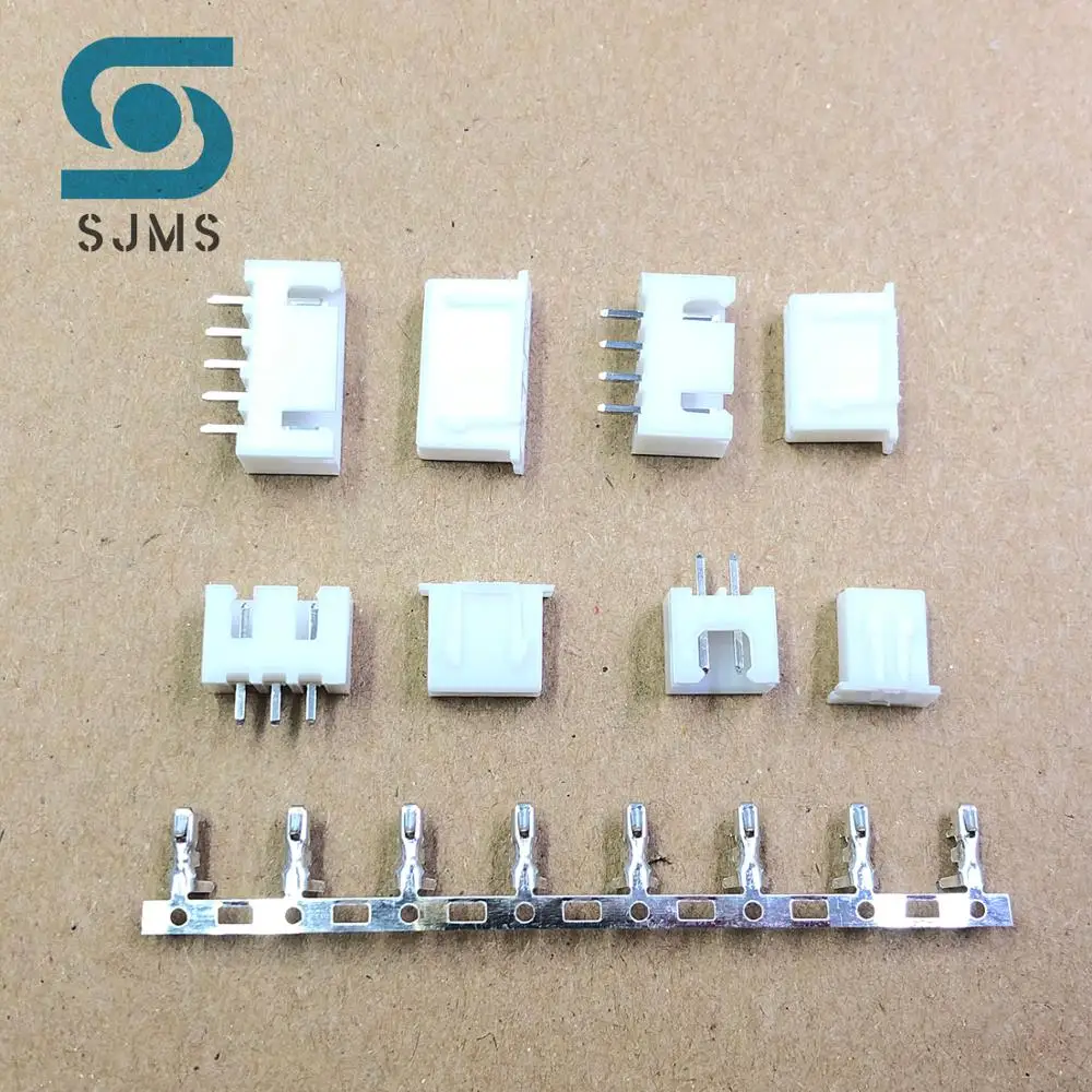 230/320pcs 2.54mm Pitch JST Terminal Kit Wire Header Housing Adaptor XH2.54 2p 3p 4p 5p pin Connector plug straight needle TJC3