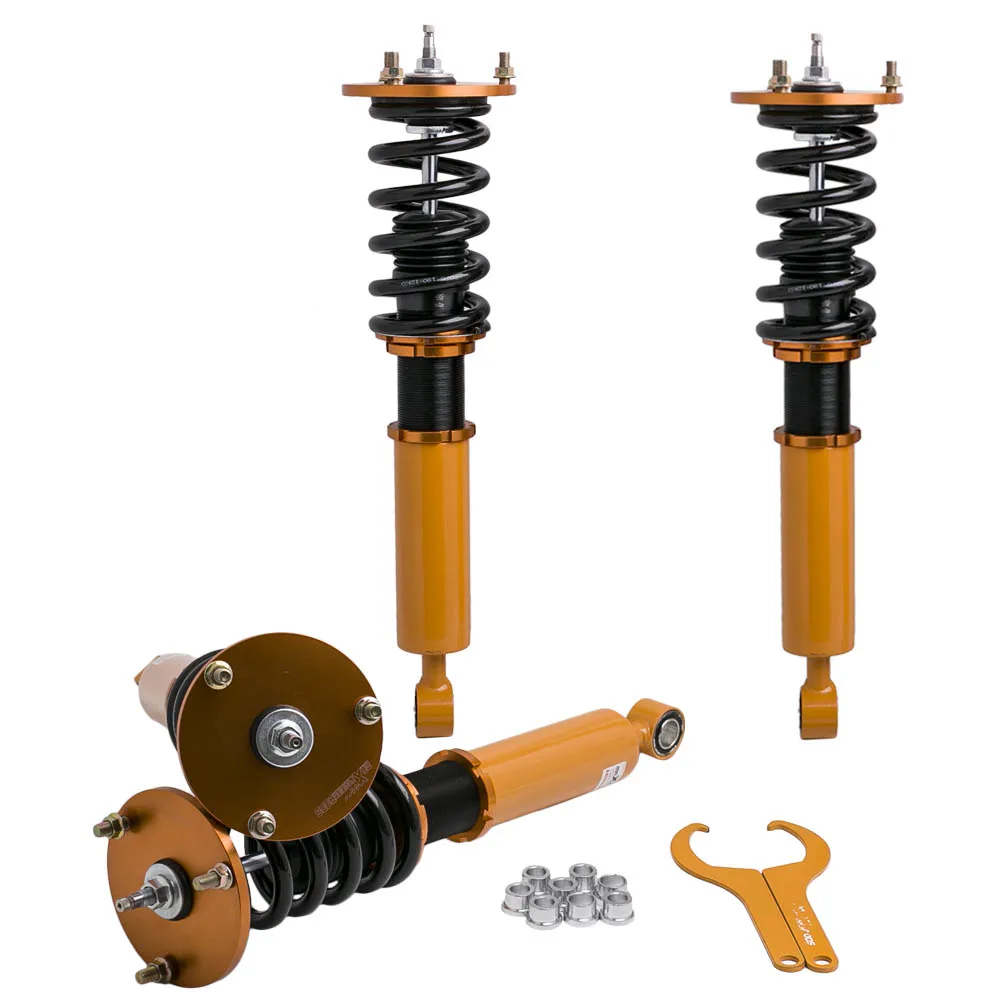 Front Rear Shocks Struts Suspension kit for Lexus LS 430 LS430 UCF30 XF30 2001-2006 Coilovers with Adj. Height