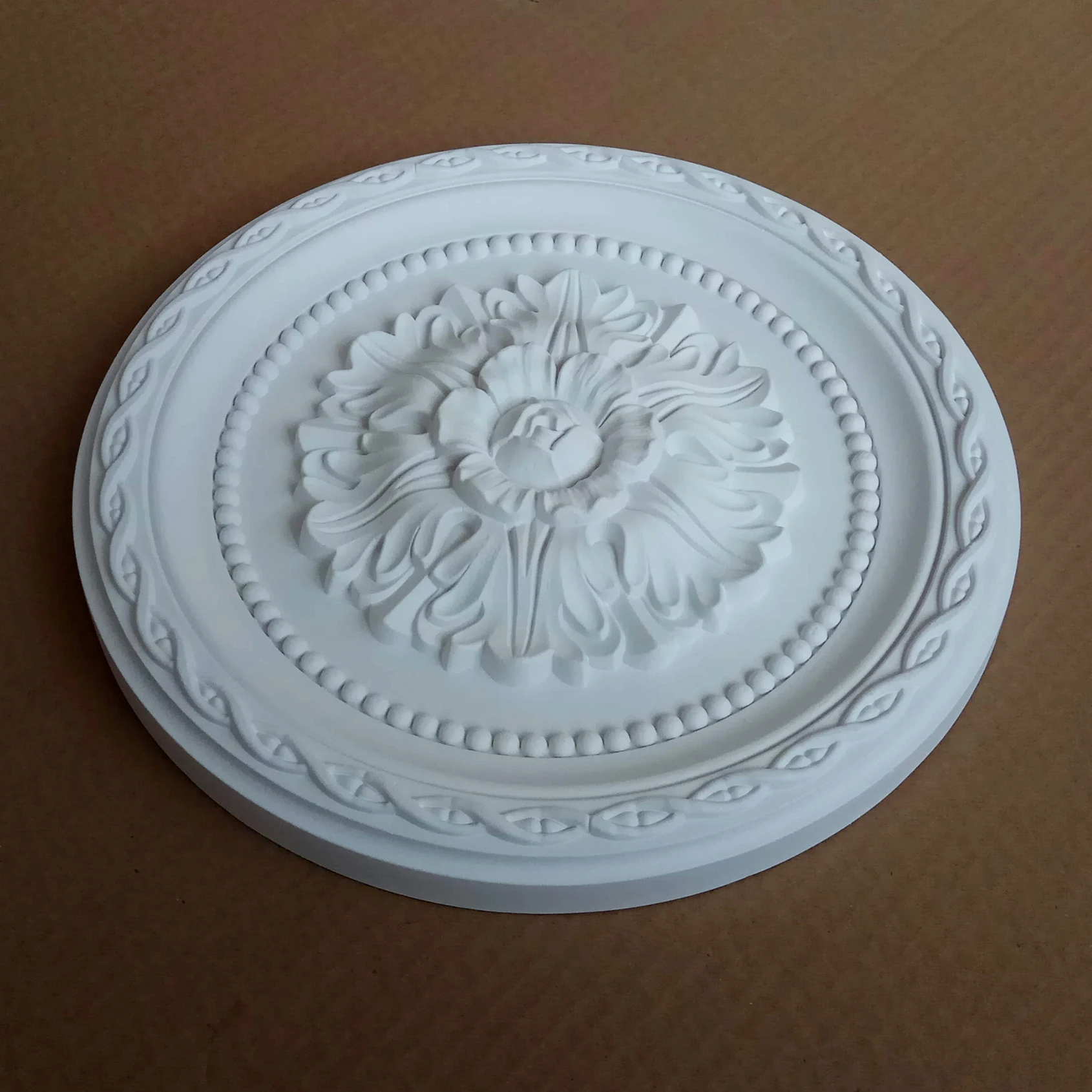 PU Decorative Ceiling Rose Pendant Lamp base panel Paterage Ceiling Moulding rosette Light plate Medallion chandelier decoration
