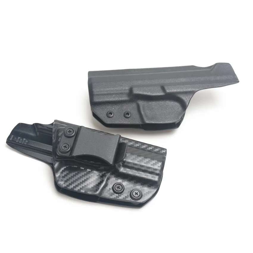 Kydex-funda de Cintura interior de fibra de carbono para Walther P99 IWB, funda de pantalón, Clip de cinturón, transporte oculto, ocultación, dibujo cruzado