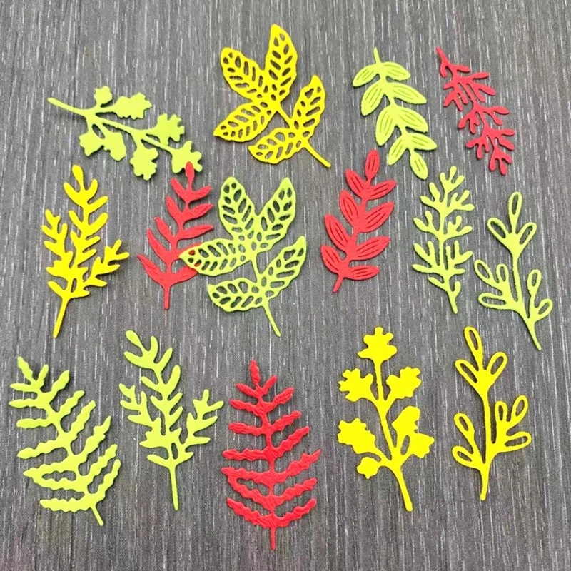 Tree Leaf Metal Cutting Dies Stencil DIY Scrapbooking Album Paper Card Template Mold Embossing Craft Decoration