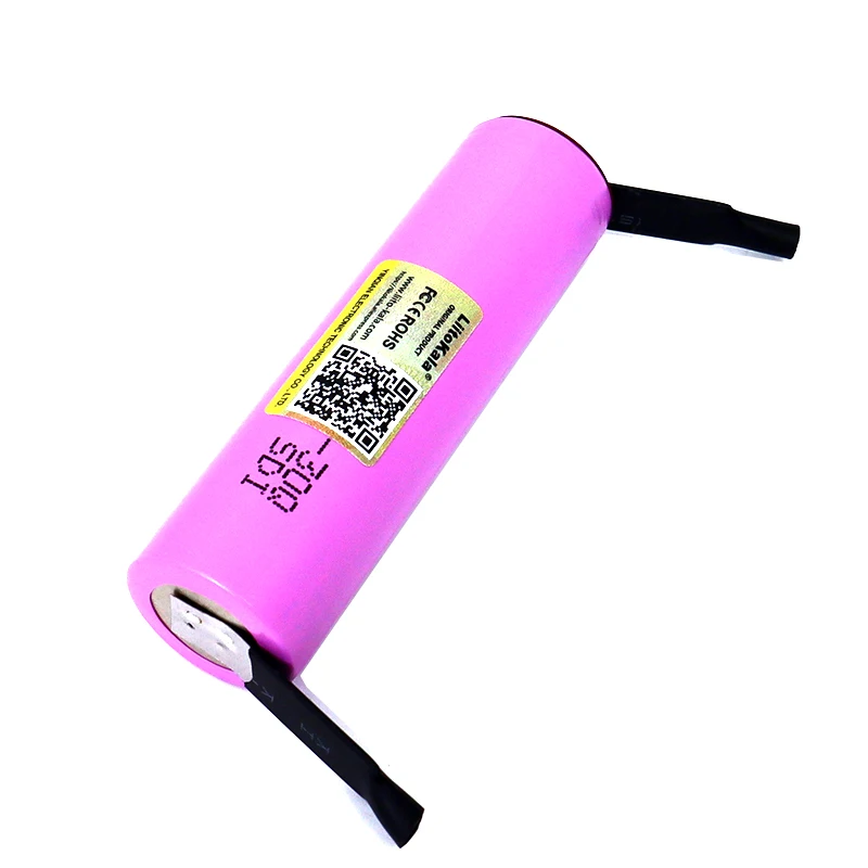 New 30Q 3.7V 18650 3000mAh Rechargeable battery INR1865030q 3.6V discharge 20A Max 35A Power batteries + DIY Nickel