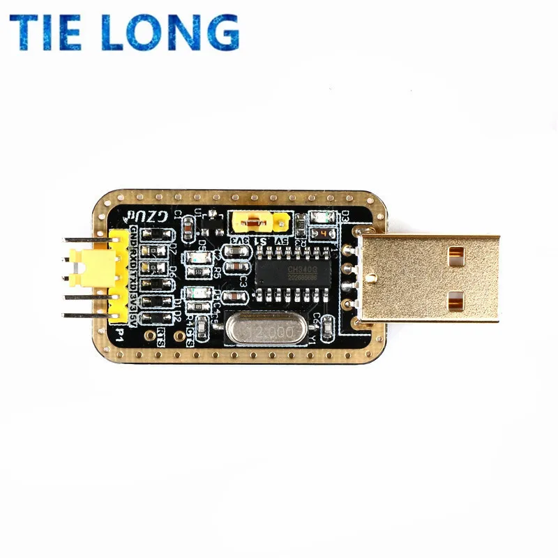 Módulo convertidor de USB a TTL, actualización CH340G RS232, puerto serie UART, UFS-HWK STC, programador, actualización de cepillo, placa pequeña