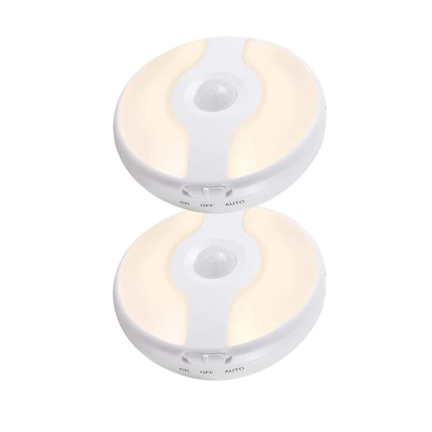 Luce del sensore di movimento per interni, luce dell'armadio a LED, luminosità regolabile, luce dell'armadio per scale, gradini, corridoi, Garage