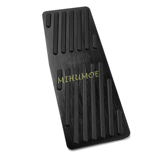 블랙 알루미늄 합금 발판 발 나머지 죽은 페달 커버 2019-2022 마쓰다 3 (BP) CX-30 (DM) 